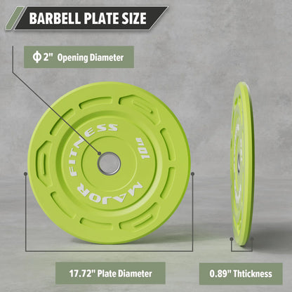Color Grip Low Bounce Bumper Plates