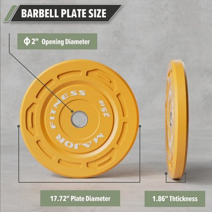 Color Grip Low Bounce Bumper Plates