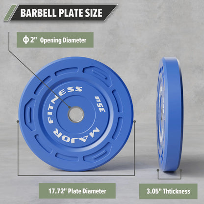 Color Grip Low Bounce Bumper Plates