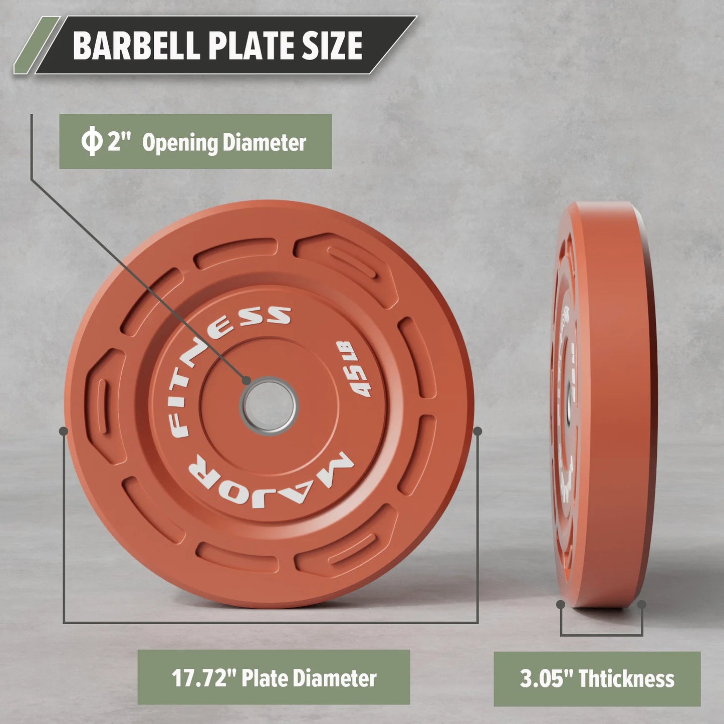 Color Grip Low Bounce Bumper Plates