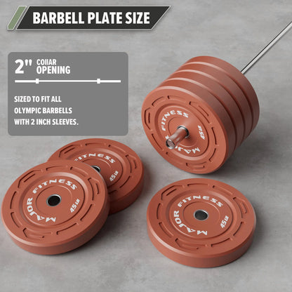 Color Grip Low Bounce Bumper Plates